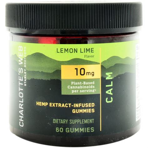 Charlottes Web Cbd Gummies Calm 60ct Hemp Extract Gummies