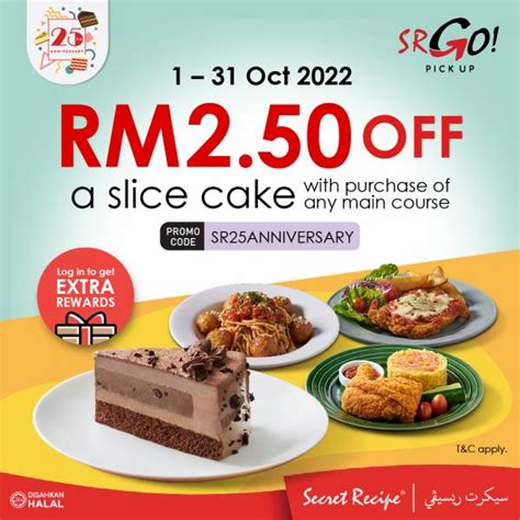 Secret Recipe Sr Go Rm Off Slice Cake Promotion Oct