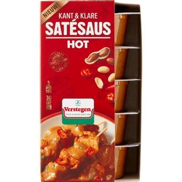 Verstegen Sat Saus Hot Kant En Klaar Pak X Gram Dutchfoodexpress