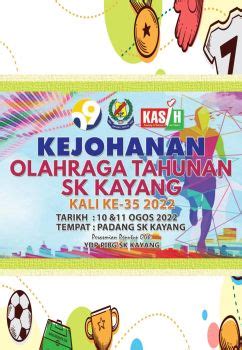 Buku Program Kejohanan Olahraga Tahunan Sk Kayang Kali Ke