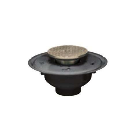 Buy Oatey 74126 6 Pvc Commercial Cleanout W 6 Round Brass Cover Mega Depot