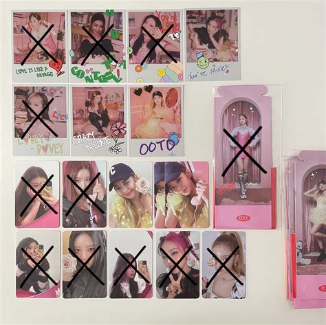 Wts Itzy Crazy In Love Unsealed Album Photocard Polaroid Standee