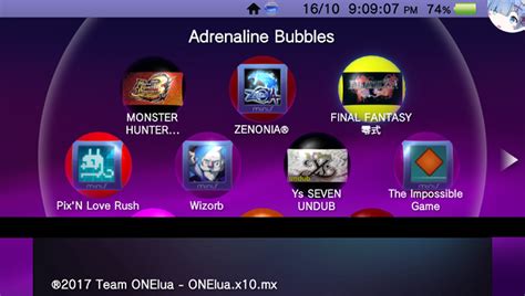 Adrenaline Bubble Manager Vita Vita Homebrew Apps Utilities GameBrew