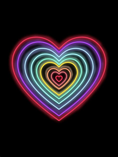 Rainbow Hearts Heart Kalp HD Phone Wallpaper Peakpx