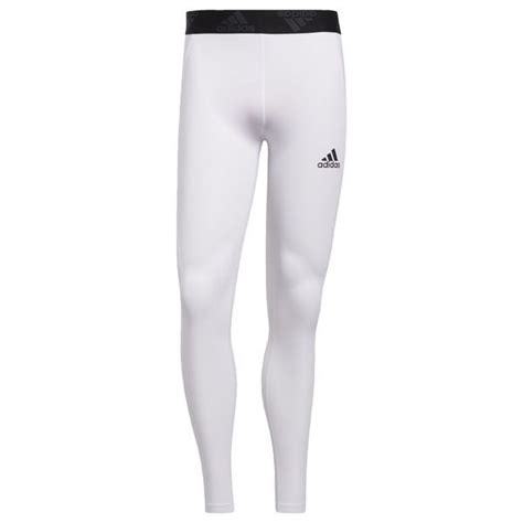 Techfit 3 Streifen Lange Tight Weiß Unisportstore De