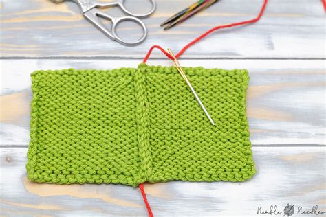 How to do the Mattress Stitch in knitting - Step by step tutorial [+video]