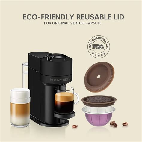 Filtre Carafe Couvercle De Capsule De Caf R Utilisable Pour Nespresso