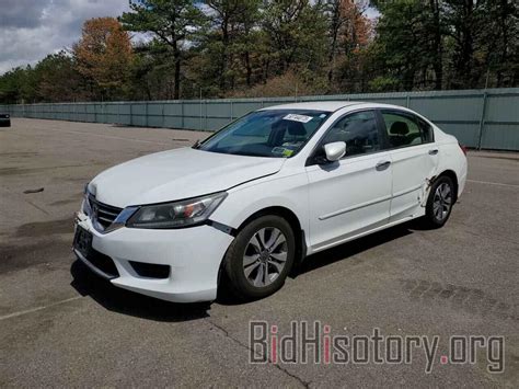 Report 1HGCR2F3XEA052089 HONDA ACCORD 2014 WHITE GAS Price And Damage