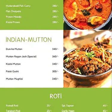 Menu Of Pista House Gachibowli Hyderabad