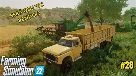 Fazenda Madureira Come Amos A Colher A Cevada Farming Simulator Ep