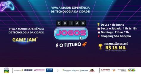 Criar Jogos O Futuro Game Jam Rj Em S O Gon Alo Sympla