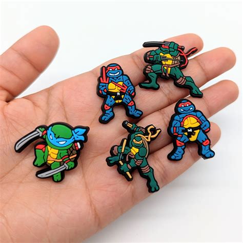 Teenage Mutant Ninja Turtles Croc Shoe Charms Leonardo Donatello