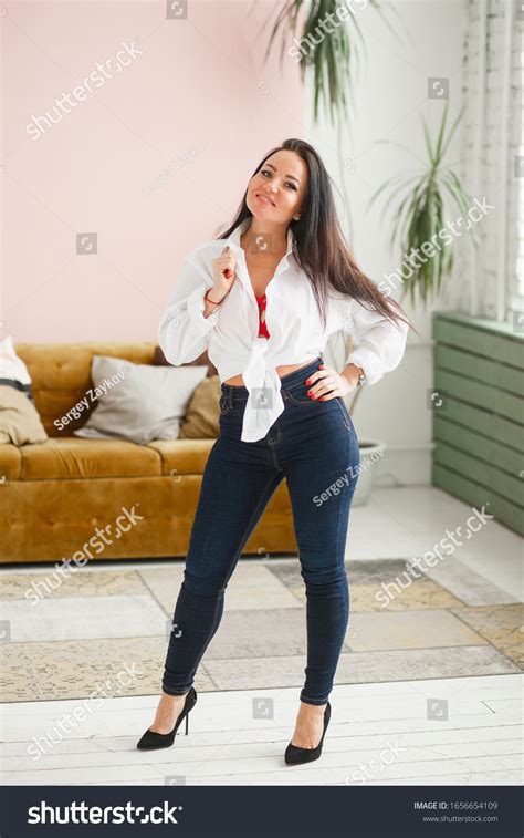 Attractive Sexy Woman Round Ass White Stock Photo 1656654109 Shutterstock