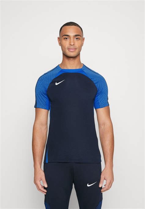 Nike Performance Strike Ss Sport T Shirt Obsidianroyal Bluewhite