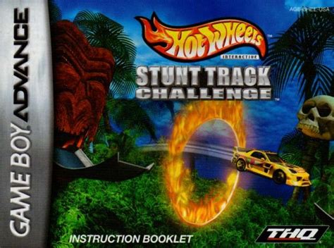 Hot Wheels Stunt Track Challenge Gba Instruction Booklet Game Boy Advance Manual Only