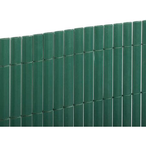 CAÑIZO PVC DOBLE CARA 20 MM VERDE 0 9X3 M