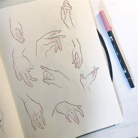 Share 73 Anime Hand Sketches Best Vn