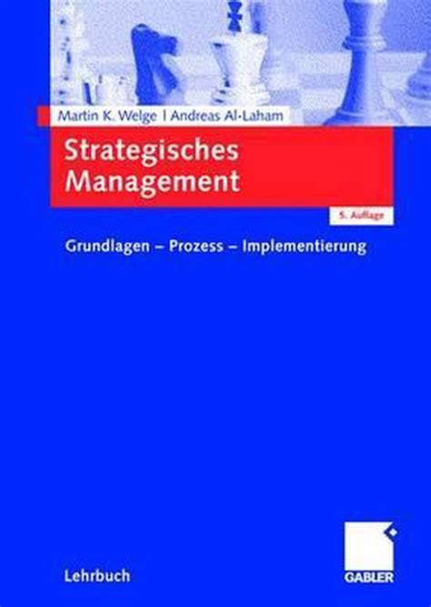 Strategisches Management Martin Welge Boeken Bol