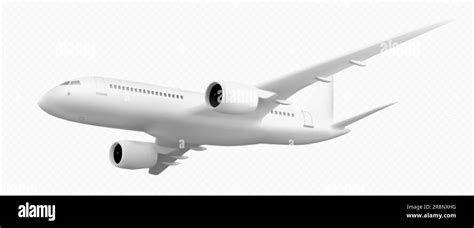 3d White Plane Flight Isolated Vector Travel Icon Png Realistic Render