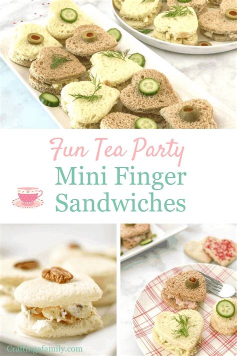 Easy Tea Party Mini Tea Sandwiches Afternoon Tea Tea Time Sandwiches