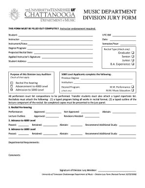 Fillable Online Utc Division Jury Form Fax Email Print Pdffiller