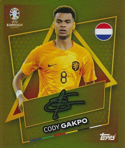 Topps EURO 2024 DE Edition Gakpo SP Gold Mit Unterschrift Kaufen Auf