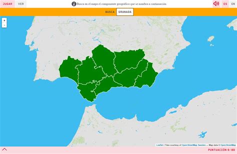 Mapa Para Jugar Donde Esta Provincias De Andalucia Mapas Interactivos - Otosection