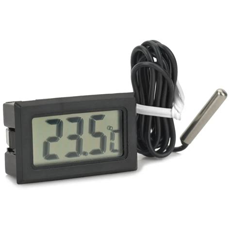 Digital Compact Lcd Display Thermometer With Remote Sensor Probe For Refrigerator Fridge Freeze