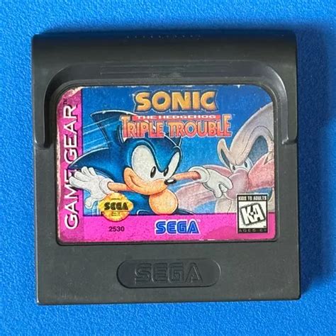 Sonic The Hedgehog Triple Trouble Game Gear Original Mercadolibre