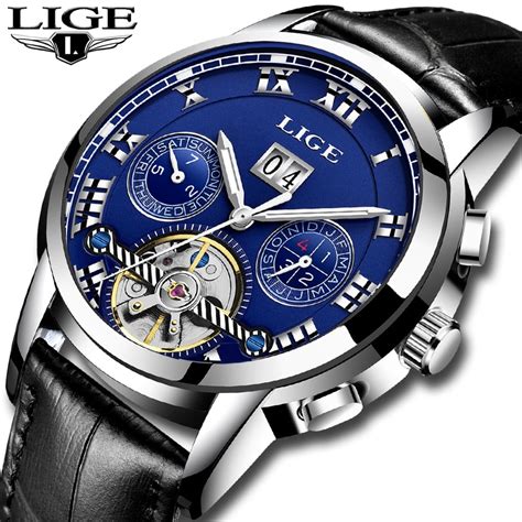 Lige Mens Watches Top Brand Luxury Men S Automatic Mechanical Watch Men