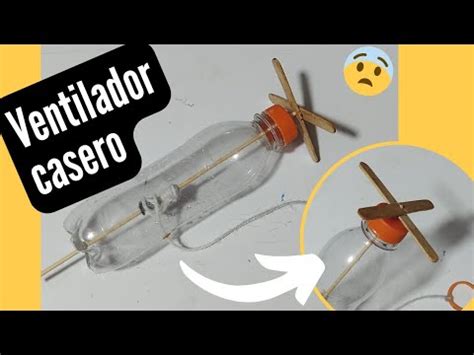 cómo hacer un VENTILADOR CASERO con botellas plásticas muy facil YouTube