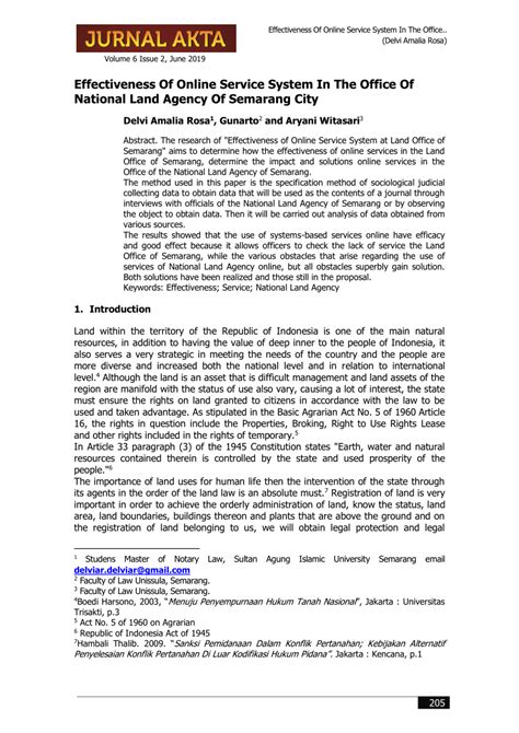 Pdf The Role Of Notary And Land Deed Official Ppat In The Process