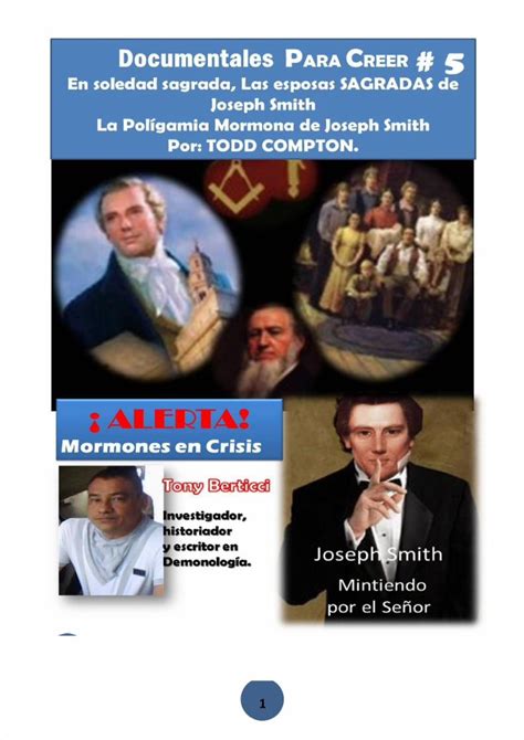 Pdf Documentales Para Creer N Las Esposas Sagradas De Joseph Smith