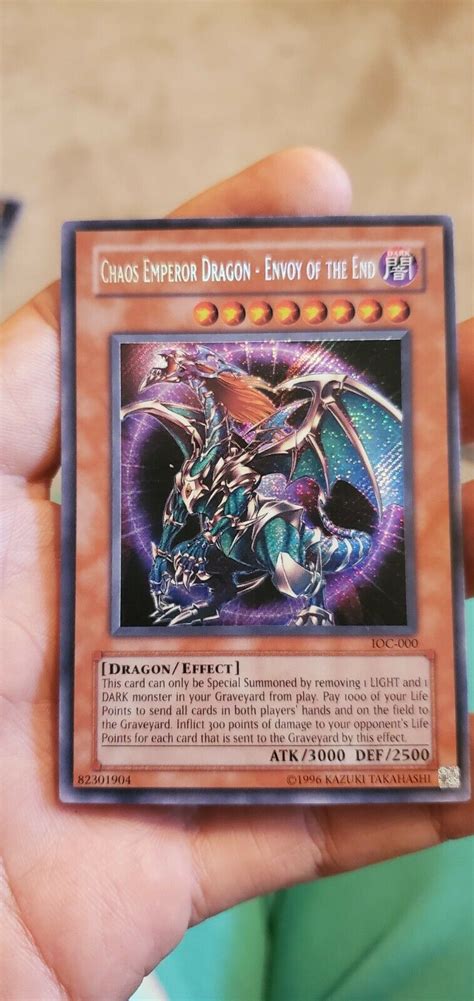 Mavin Yugioh Chaos Emperor Dragon Envoy Of The End Ioc Secret