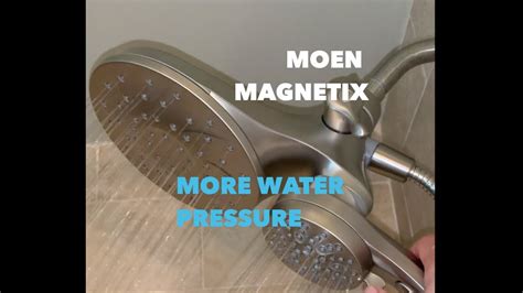 Moen Magnetix Shower Increase Water Pressure And Install Youtube