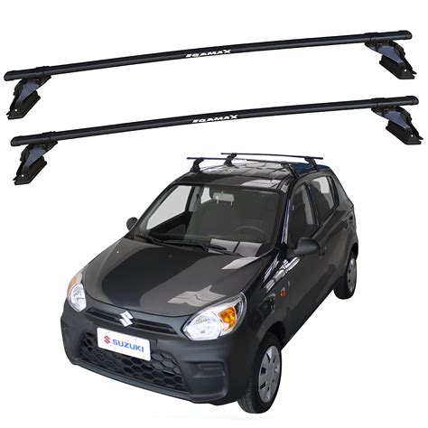 Barras De Techo Eqmax Acero Suzuki Alto Negro Proteccar