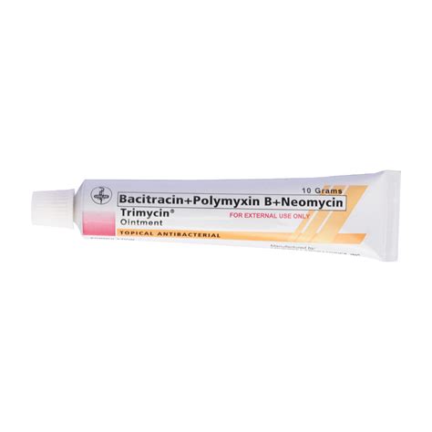 Trimycin Bacitracin Polymyxin B Neomycin Topical Antibacterial