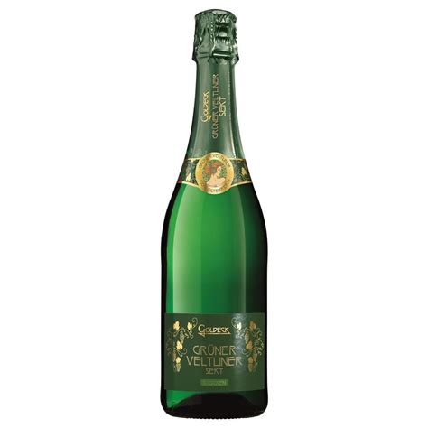 Sekt Grüner Veltliner trocken 750ml Weißwein von Weingut Goldeck