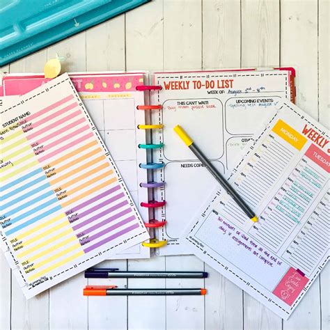 Homeschool Planner Lemonyfizz