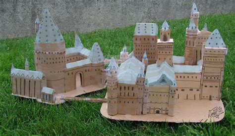 Cardboard Hogwarts Castle By 4verse8 On Deviantart