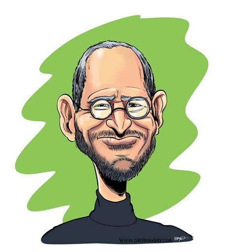 Steve Jobs Caricature Cartoon