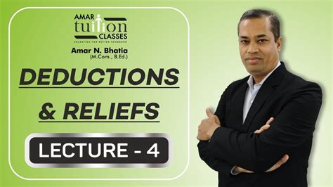 4 Deductions And Reliefs SY BCom Sem 4 Taxation Tax Sem 4 Gujarat