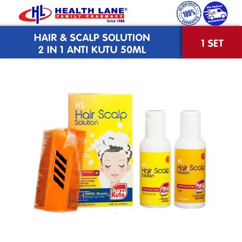 Hair And Scalp Solution 2 In 1 Anti Kutu 50ml Shopee Malaysia