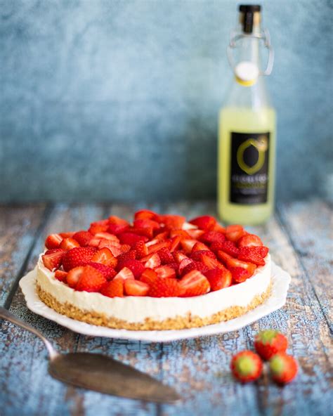 Limoncello Cheesecake Met Aardbeien Zoete Zusjes