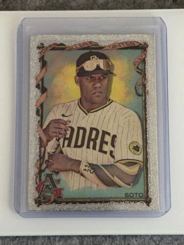 Topps Allen And Ginter Juan Soto Foil Filigree Sp Ebay