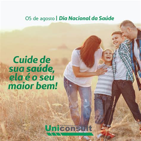 5 de Agosto Dia Nacional da Saúde Uniconsult