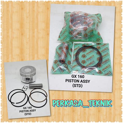 GX160 PISTON KIT KOMPLIT ASSY STD MESIN PENGGERAK GENSET GX 160