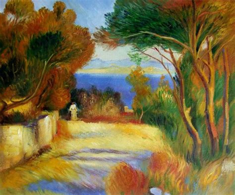 L Estaque Pierre Auguste Renoir Oil On Canvas At Overstockart