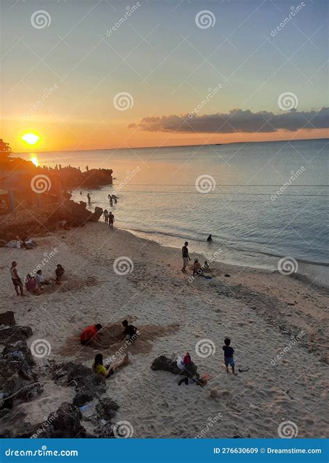 Sunset On One Beach In Kupang City East Nusa Tenggara Indonesia