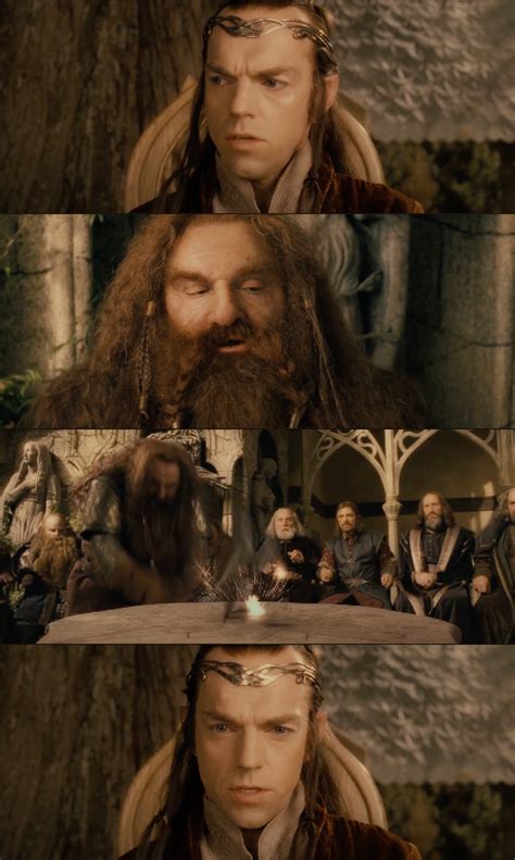 Gimli Tries To Destroy The One Ring Blank Template Imgflip